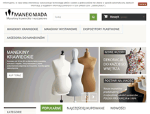 Tablet Screenshot of manekiniada.pl